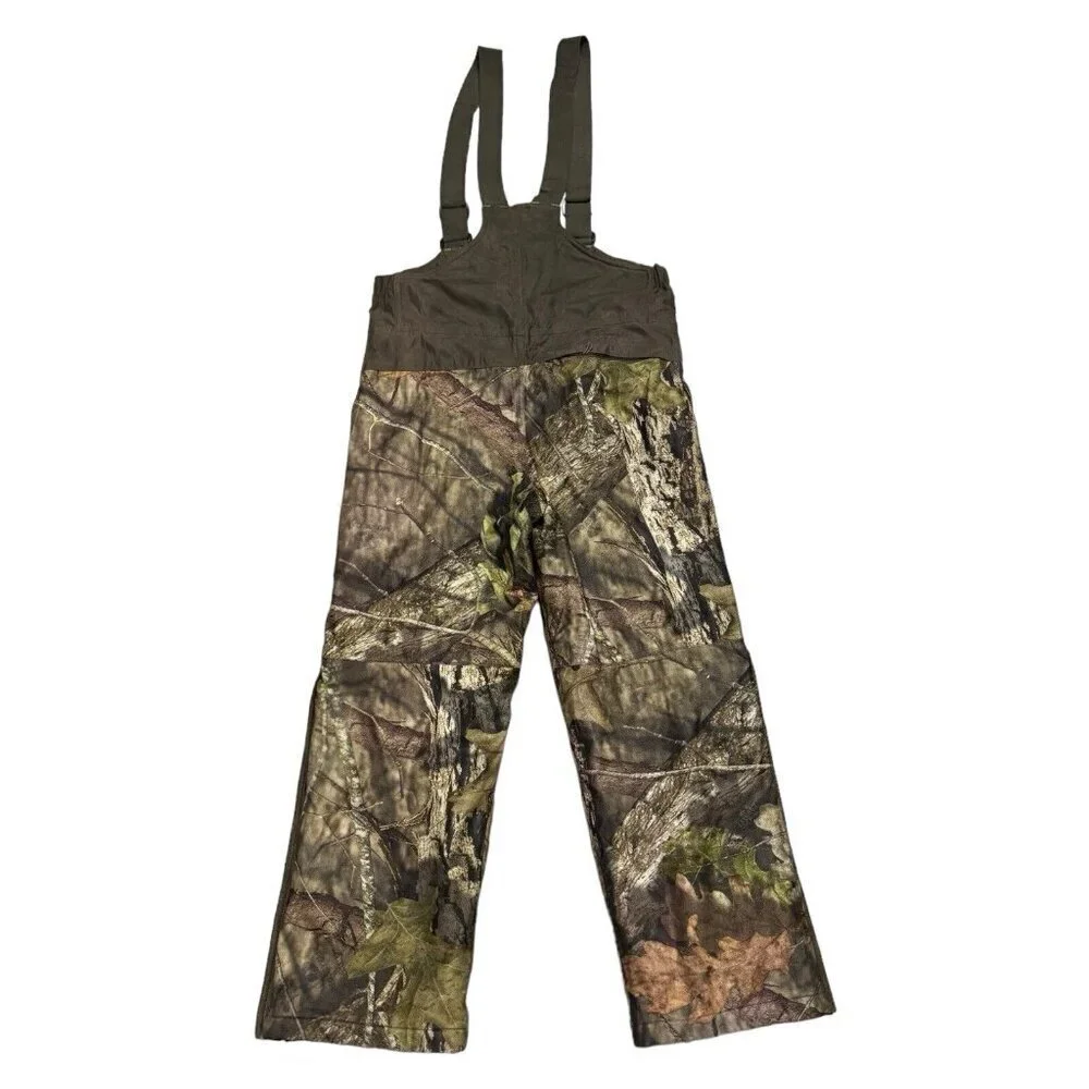 Mossy Oak Field Stream Camo Outdoor Hunting Fishing Winter Overalls Pants Youth